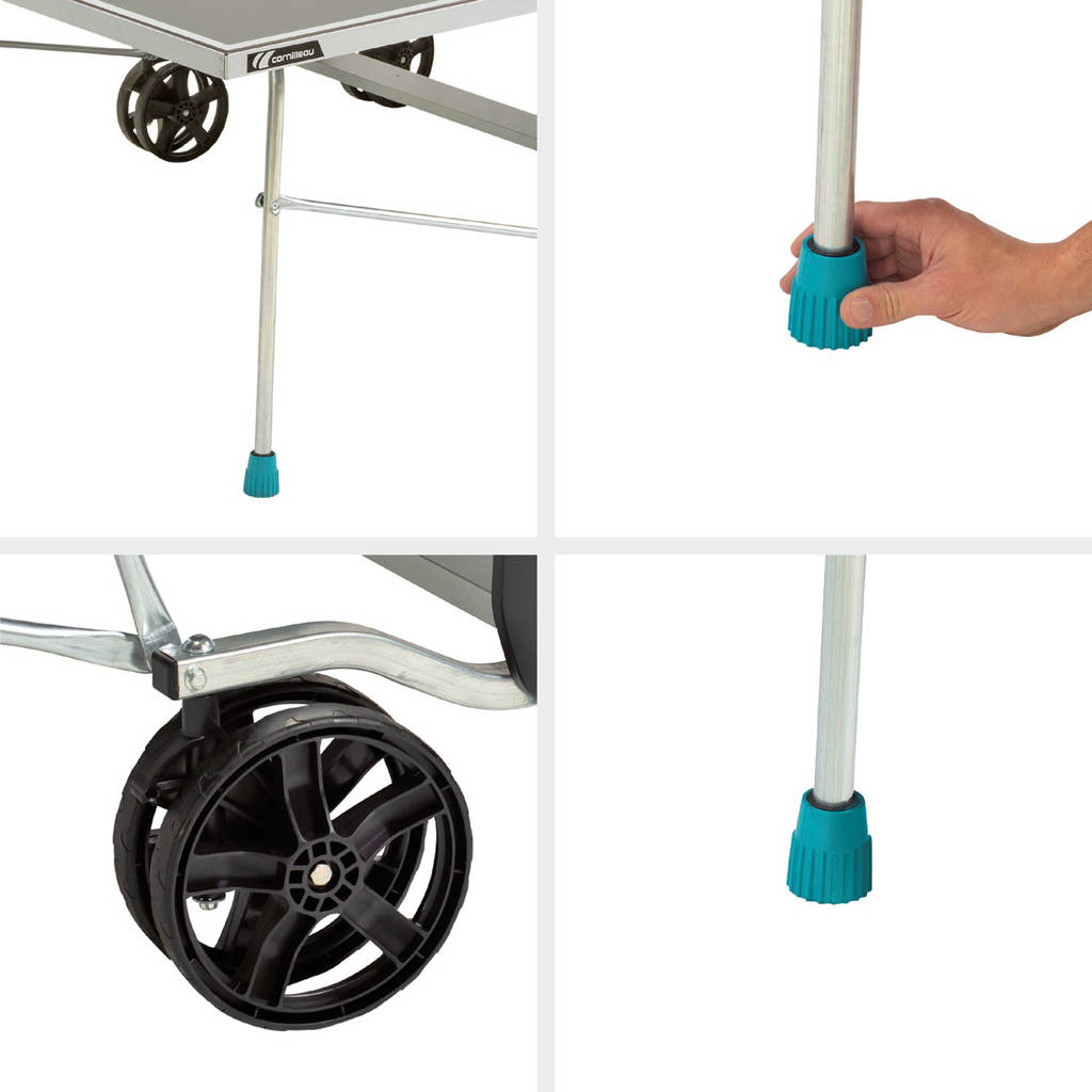 100X Outdoor tafeltennistafel (blauw)