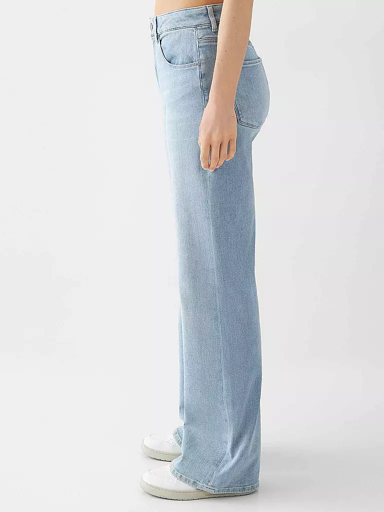 DAWN DENIM Jeans Wide FIt DEW hellblau