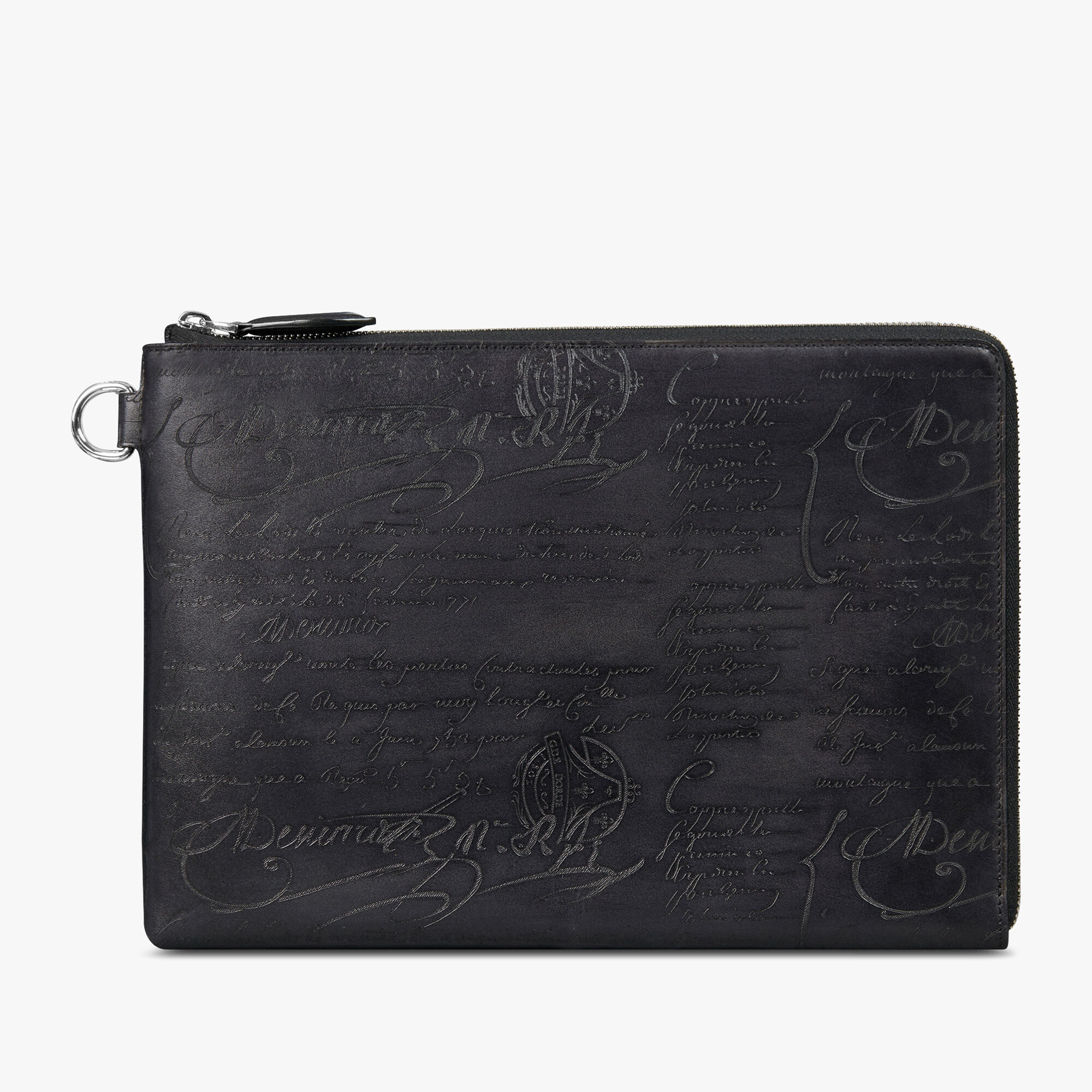 Pochette Nino Gm En Cuir Scritto