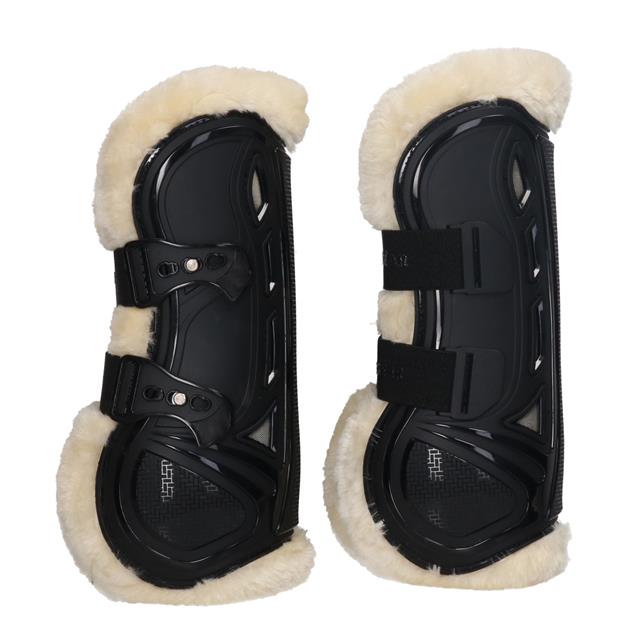 Peesbeschermers HORSEGEAR HGProtection Fur Zwart