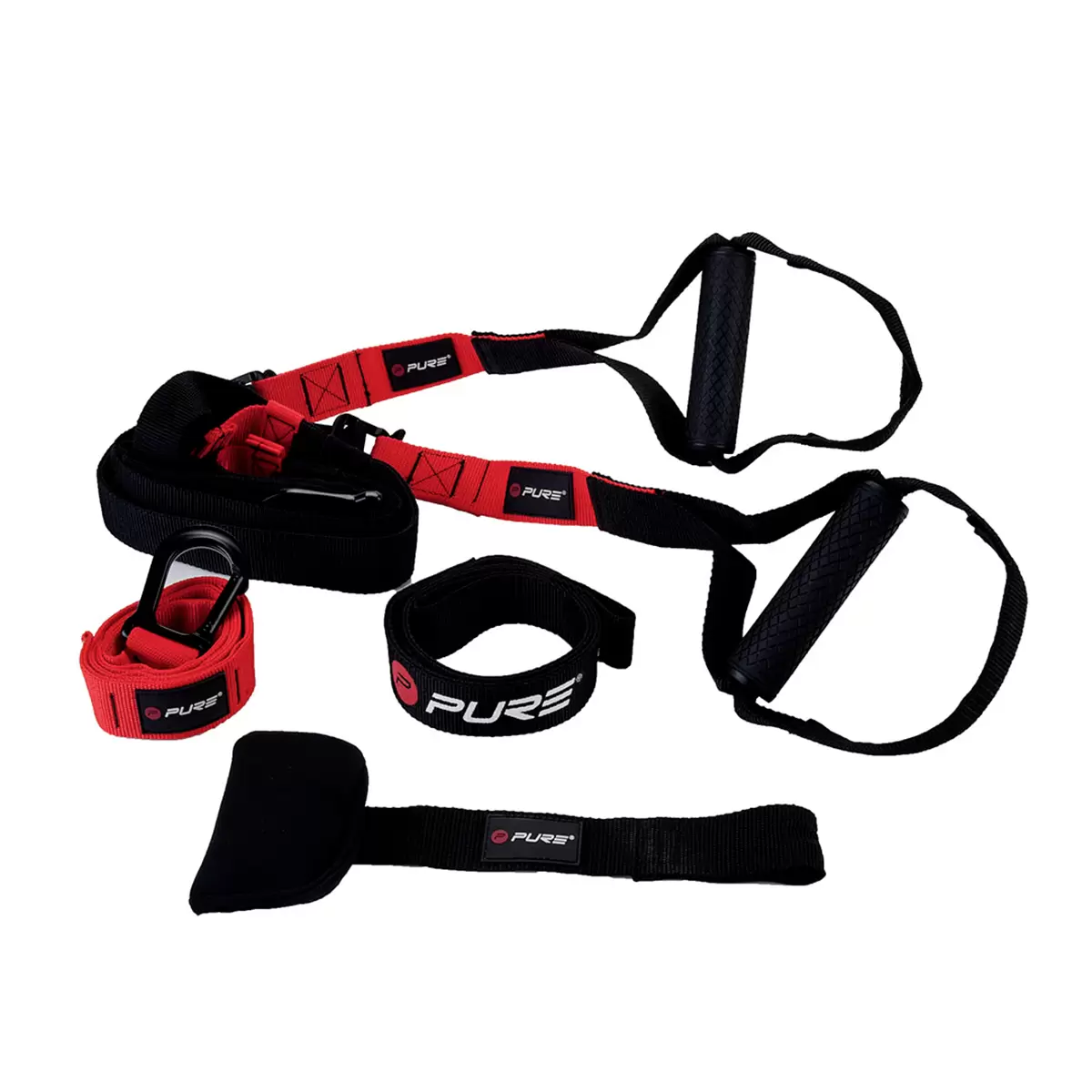 Suspensionstrainer Pro Pure2Improve schwarz / rot