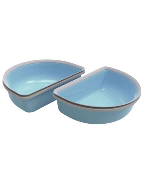 Surefeed Set A 2 Halve Bakjes Voor Microchip Voerbak Connect 10.5x19.5x3.8 cm - Kattenvoerbak