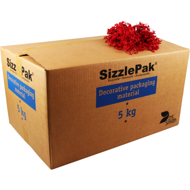 SizzlePak® Vulmateriaal, papier, 5kg, dieprood