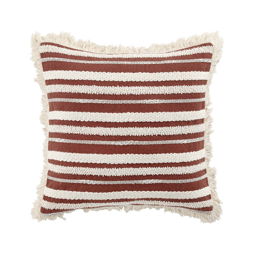 Coussin ATLAC terracotta 40x40cm