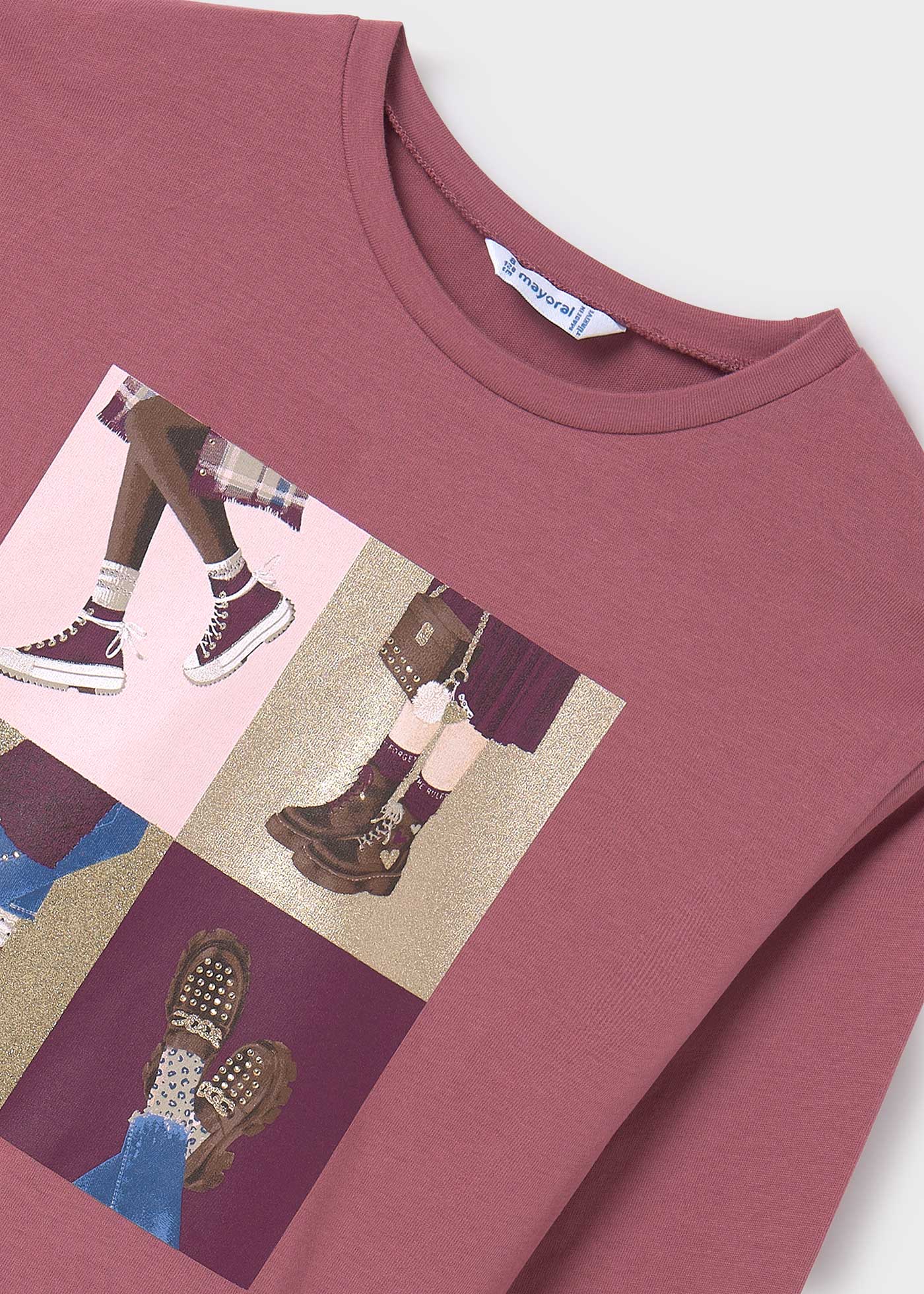 Camiseta estampada Better Cotton para meninas