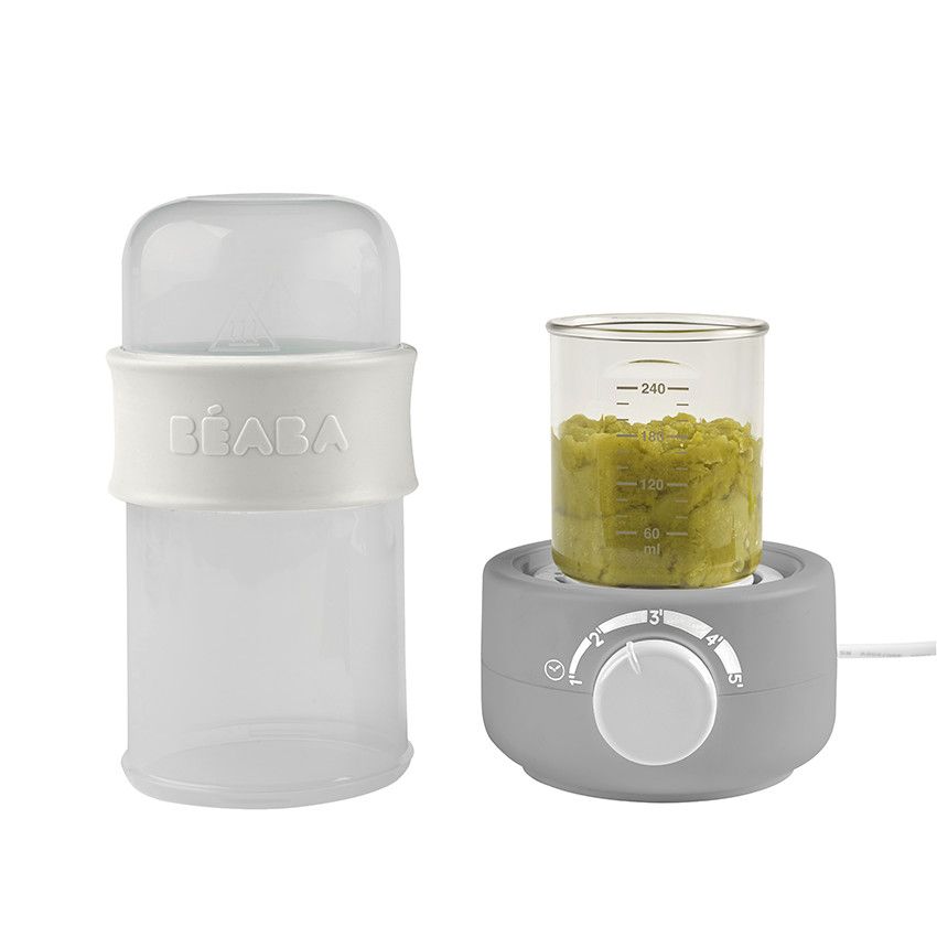 Chauffe biberon à la vapeur Babymilk Second - Gris - Doré