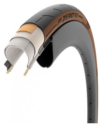 Pneu Route Pirelli P Zero Race TLR 700 mm Tubeless Ready Souple TechWall  SmartEvo Flancs Classic