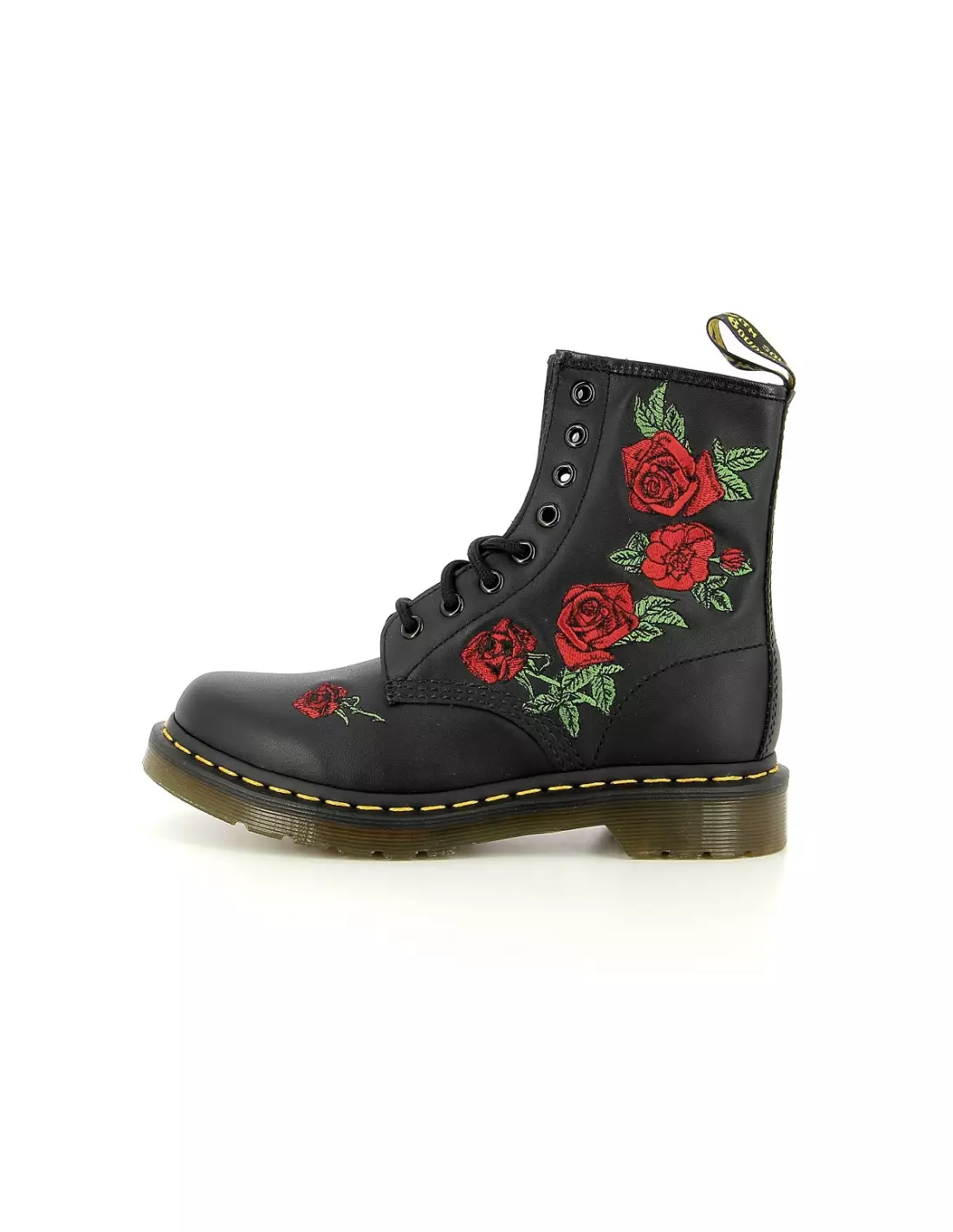 DR MARTENS 1460 VONDA FLORAL - Boots & bottines Noirfleur