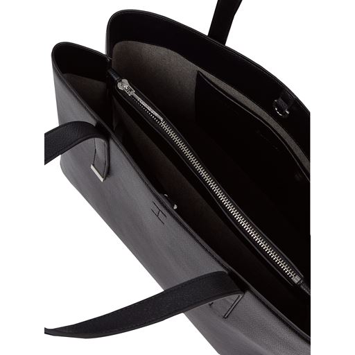 Calvin Klein Plaque Medium Shopper, Black