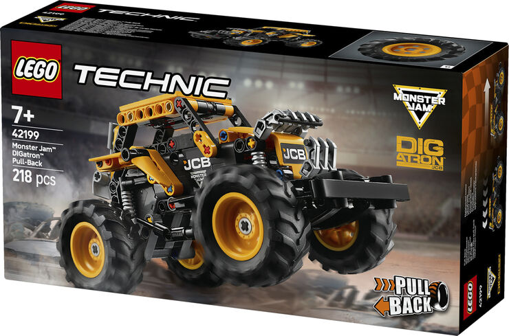 Lego Monster Jam DIGatron pull-back
