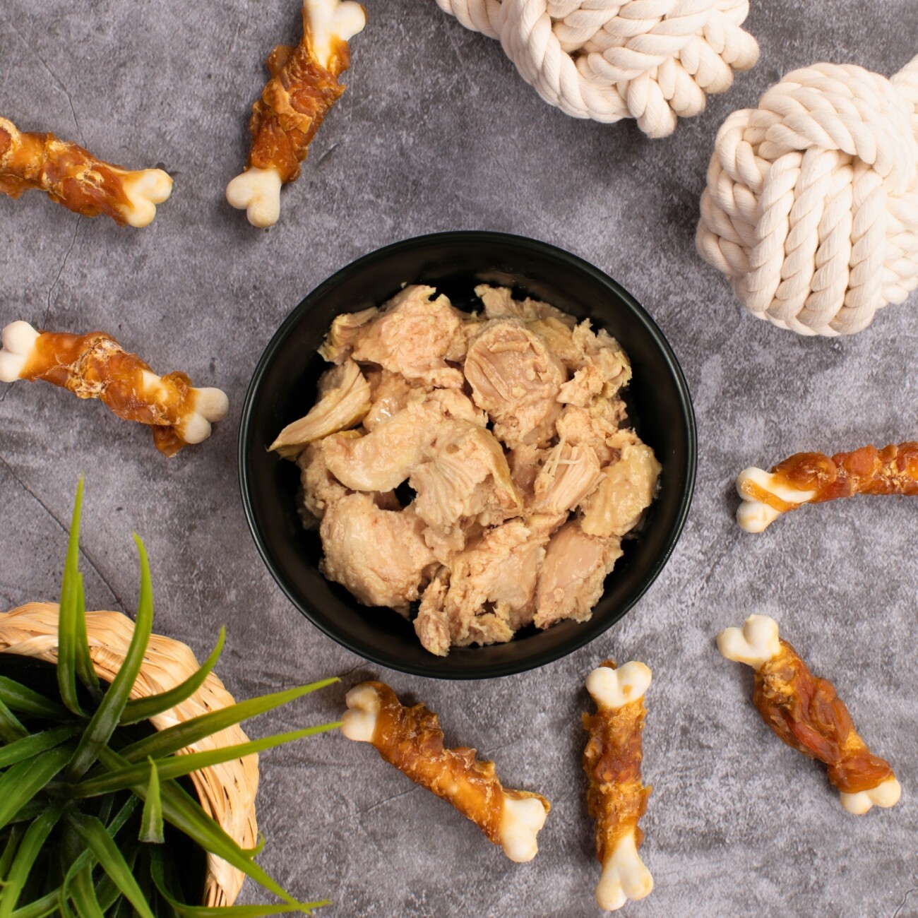 Lyra Pet Lecker.Pet Luna's 100 % Huhn und Pute Hundefutter Nassfutter 6x400 g