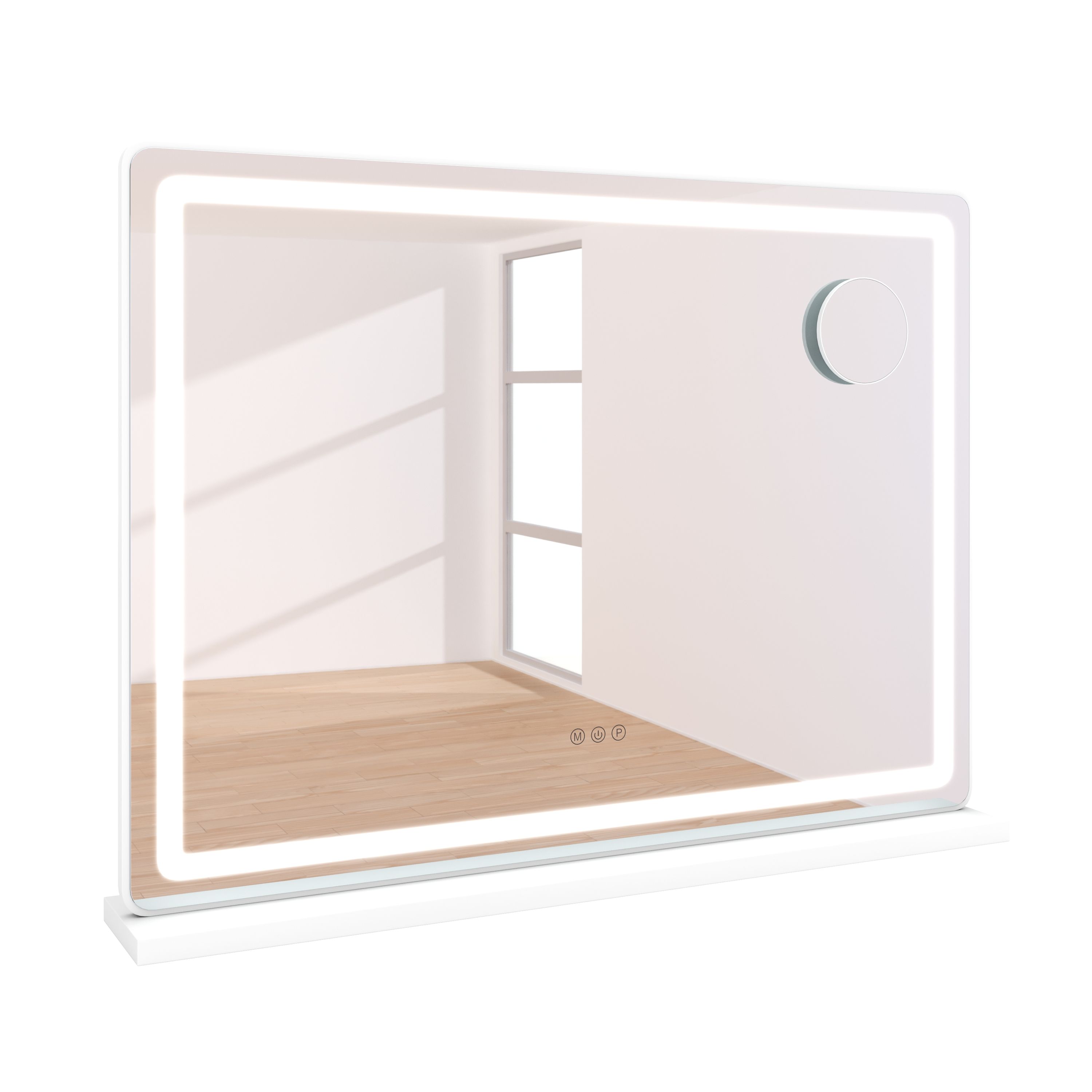LED Spiegel SONJA 80 x 12 x 60 cm weiss