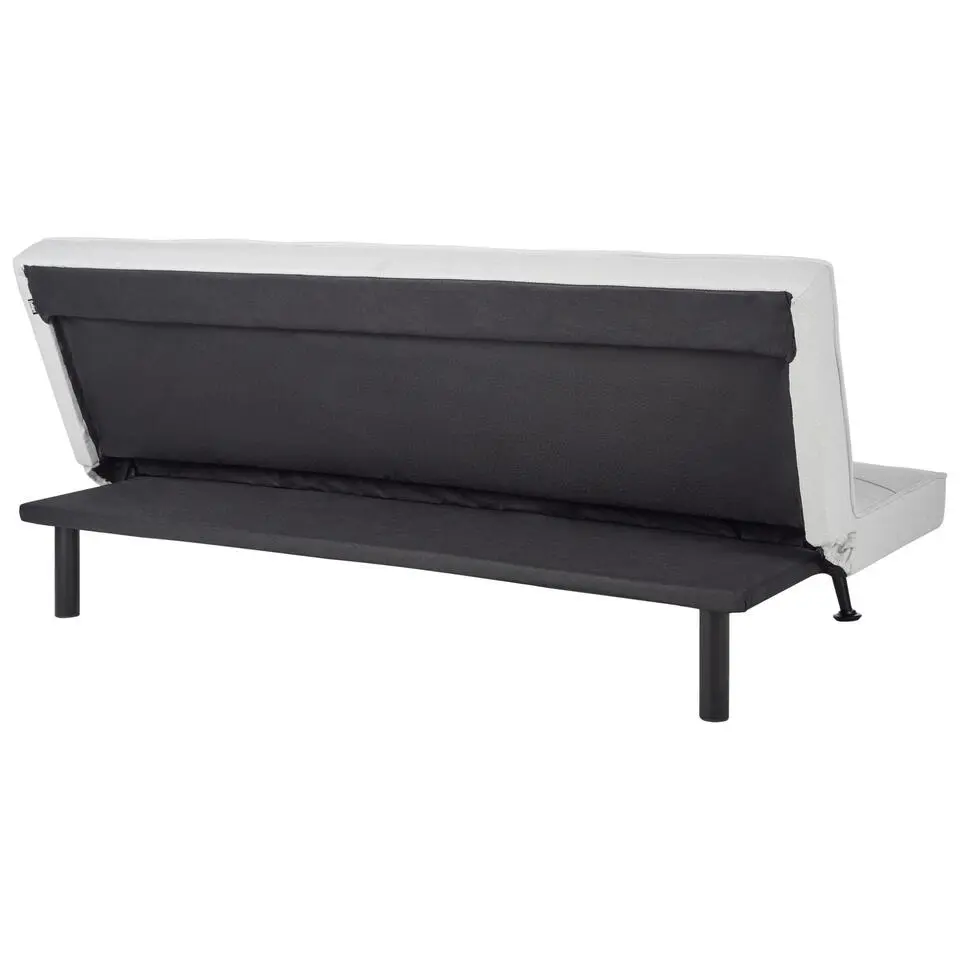 HASLE - Slaapbank 3-zits - Lichtgrijs - Polyester