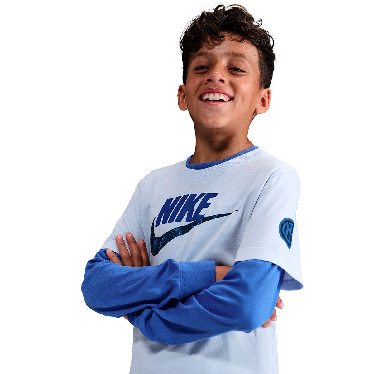 T-Shirt Nike Inter de Milão Fanswear 2025-2026 Criança