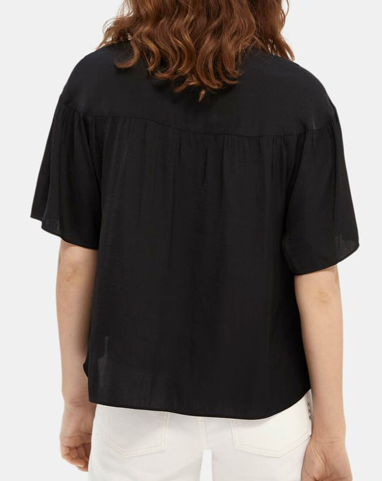 Scotch & Soda Blouse Lacet noire