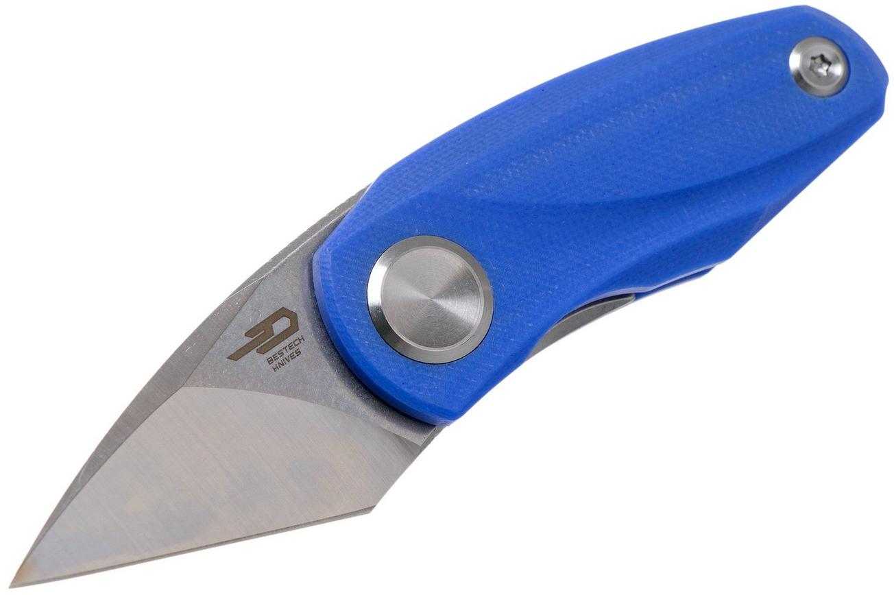 Bestech Tulip Blue G10 BG38D zakmes, Ostap Hel design