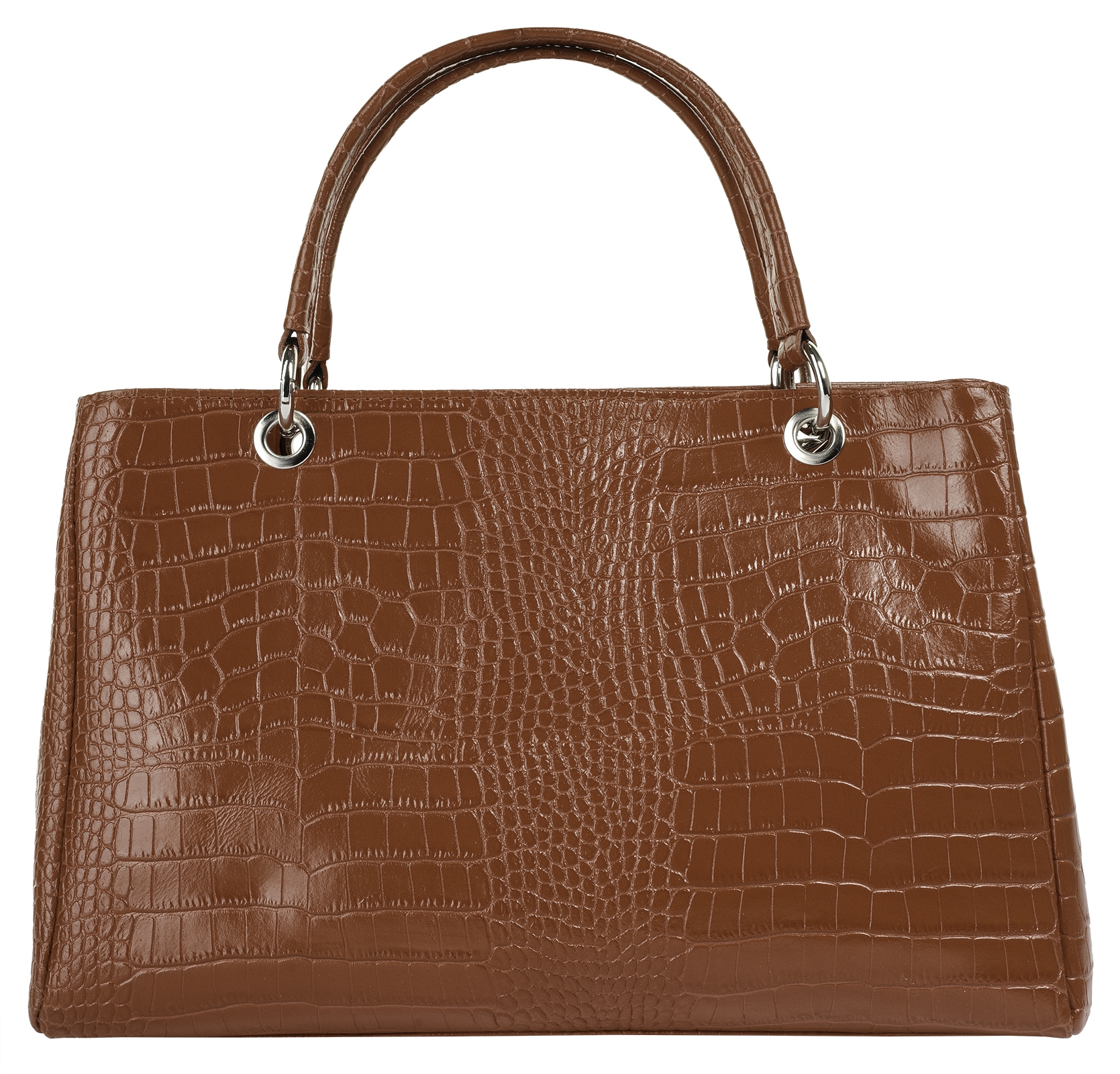 Cluty Henkeltasche echt Leder, Made in Italy