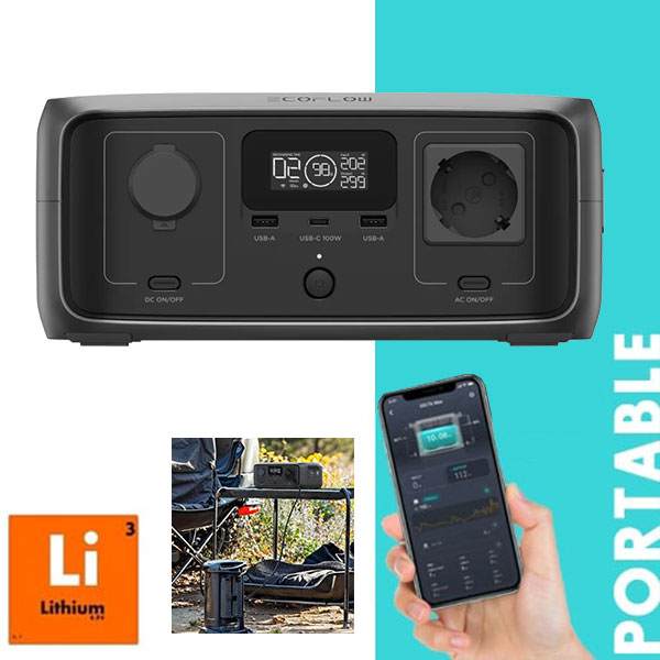 Batterie Lithium Portable ECOFLOW RIVER 3