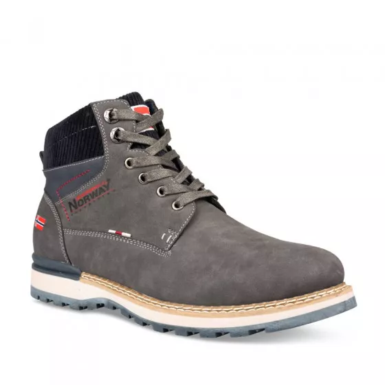 Bottines GRIS GEOGRAPHICAL NORWAY