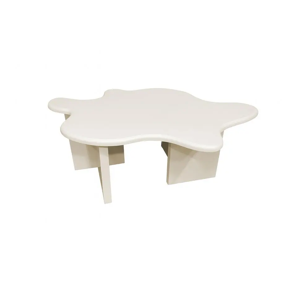 Salontafel Beige - 116x76x40cm - Flower