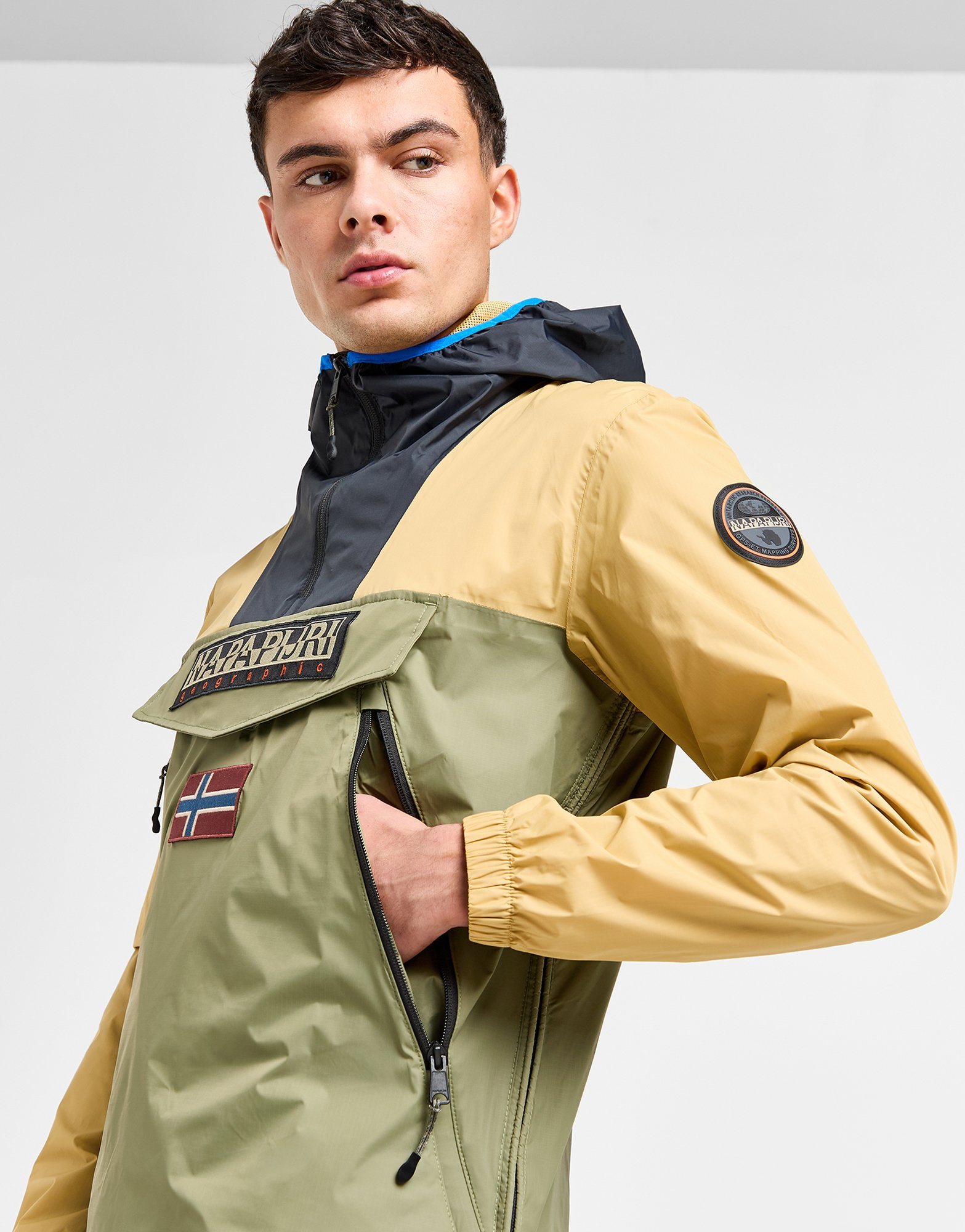 Napapijri Veste Matelassé Rainforest Winter Colour Block Homme