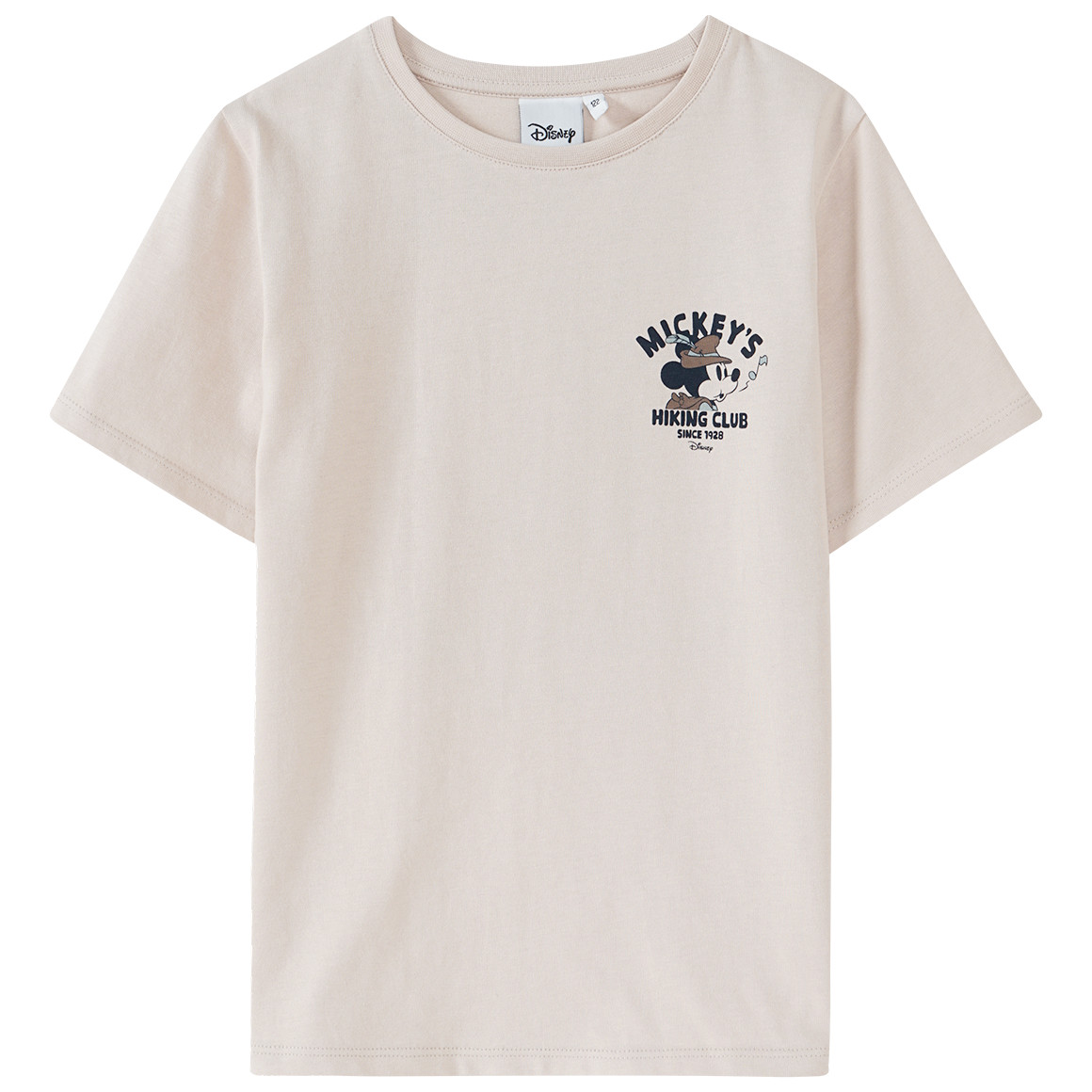 Jonas Nielsen Micky Maus T-Shirt mit Rückenprint beige