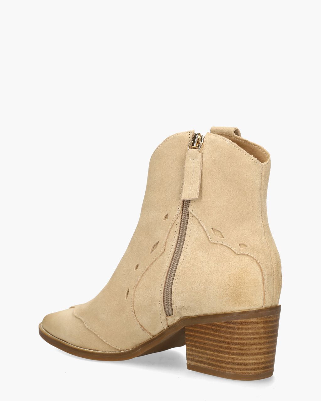 Di Lauro Ryomara Beige Dames Enkelboots