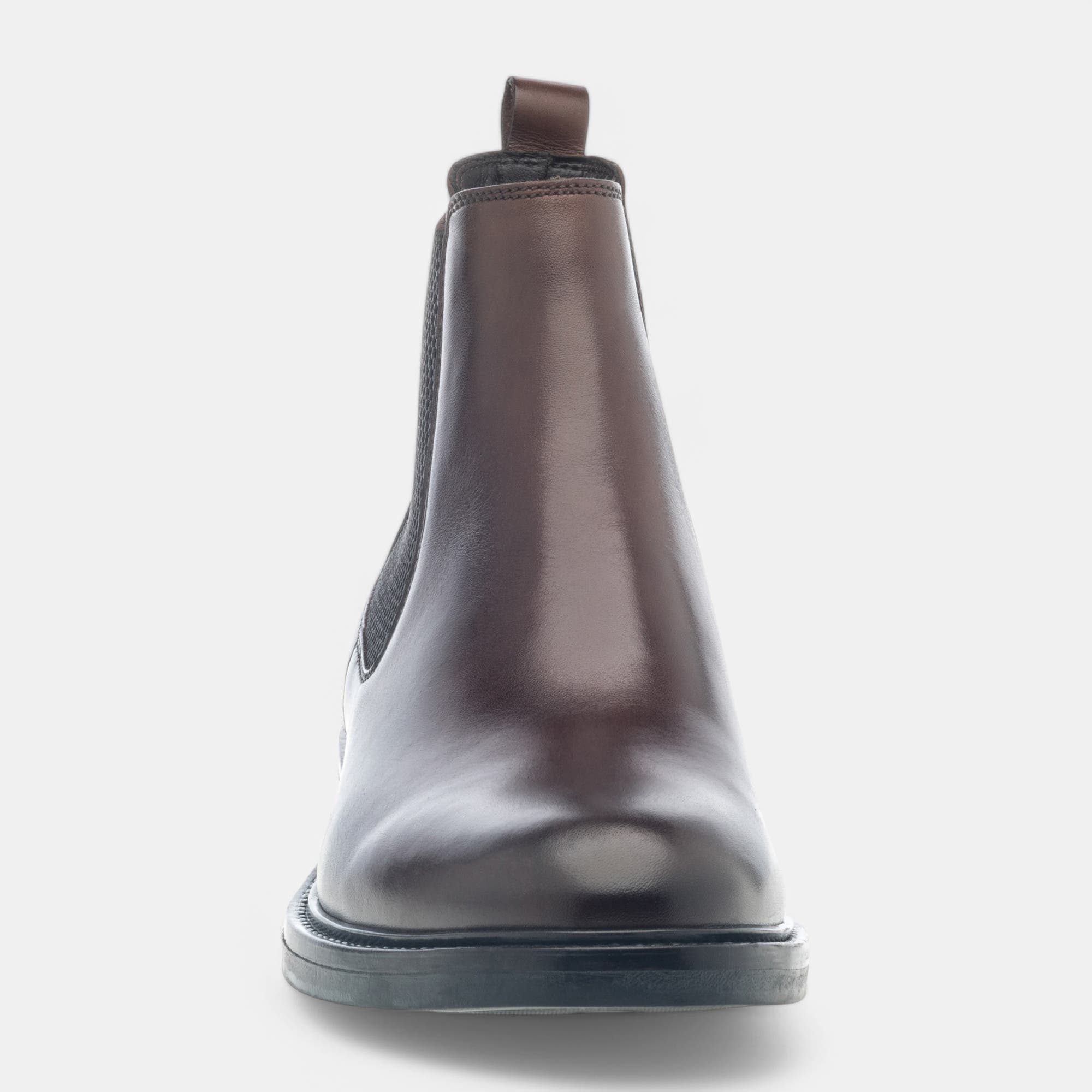 Boots chelsea Homme en cuir marron