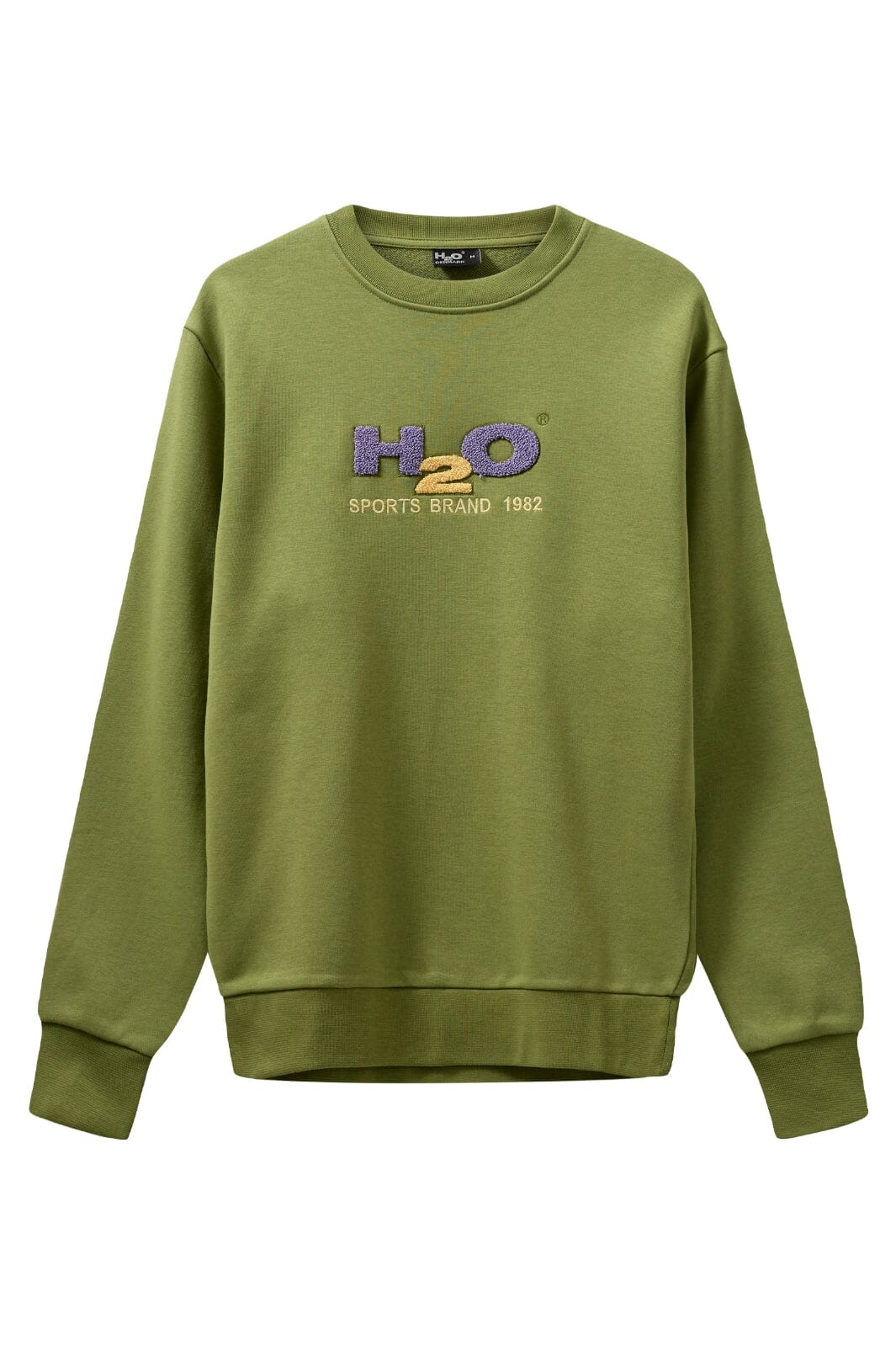 H2O Logo Sweat O'Neck 7475 grasshopper lilac lemon