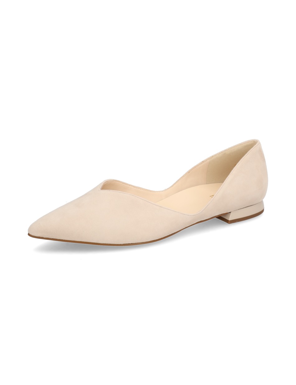 Veloursleder Ballerina