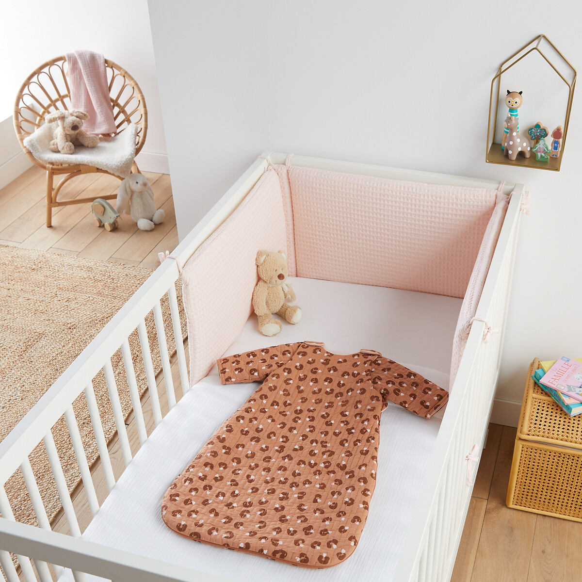 LA REDOUTE INTERIEURS<br>Saco de dormir com mangas removíveis, algodão, Violaine