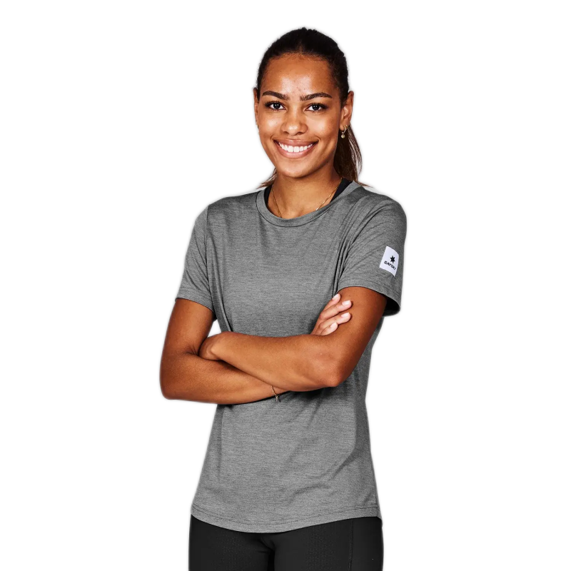 saysky clean pace ss tee dame 6004 grey