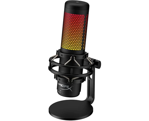 HyperX QuadCast S – RGB USB Condenser Mic - Black