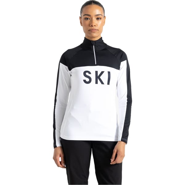 Sweat polaire DARE 2B POWDER CORE STRETCH WHITE/BLACK