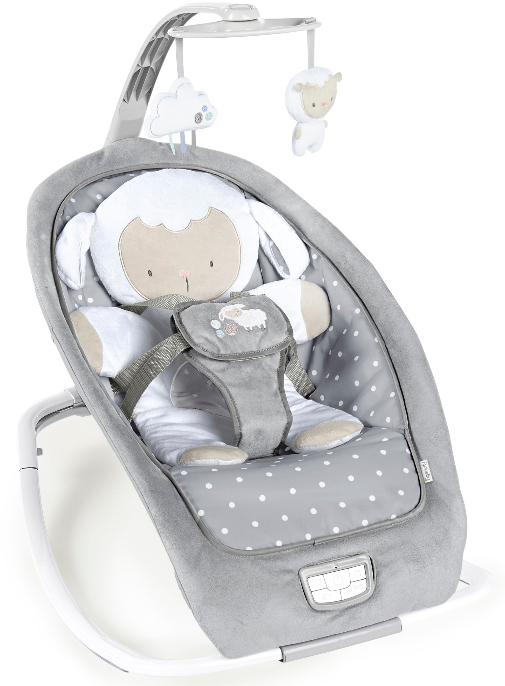 ingenuity Babywippe »Cuddle Lamb« bis 18 kg mit Vibration und Melodien