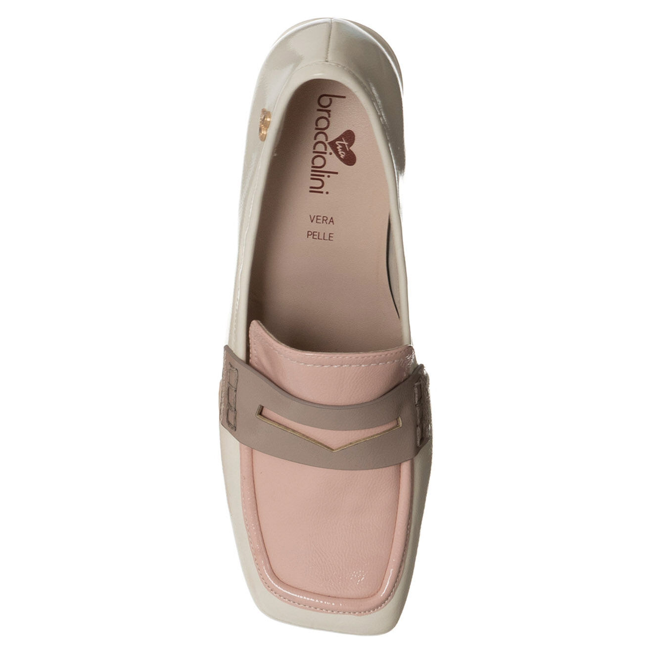 Tua By Braccialini Mocassins Inaya beige/rose - Talon 5 cm