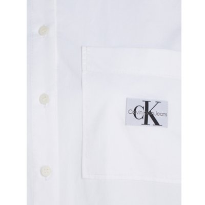 Chemise à manches longues femme Label Relaxed Shirt CALVIN KLEIN