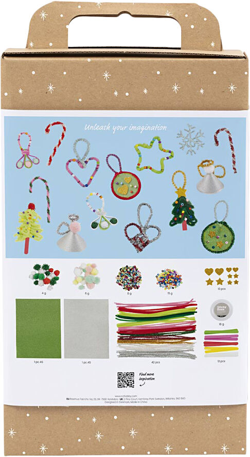 Creativ Company DIY Mix Farverig Jul, Julefigurer