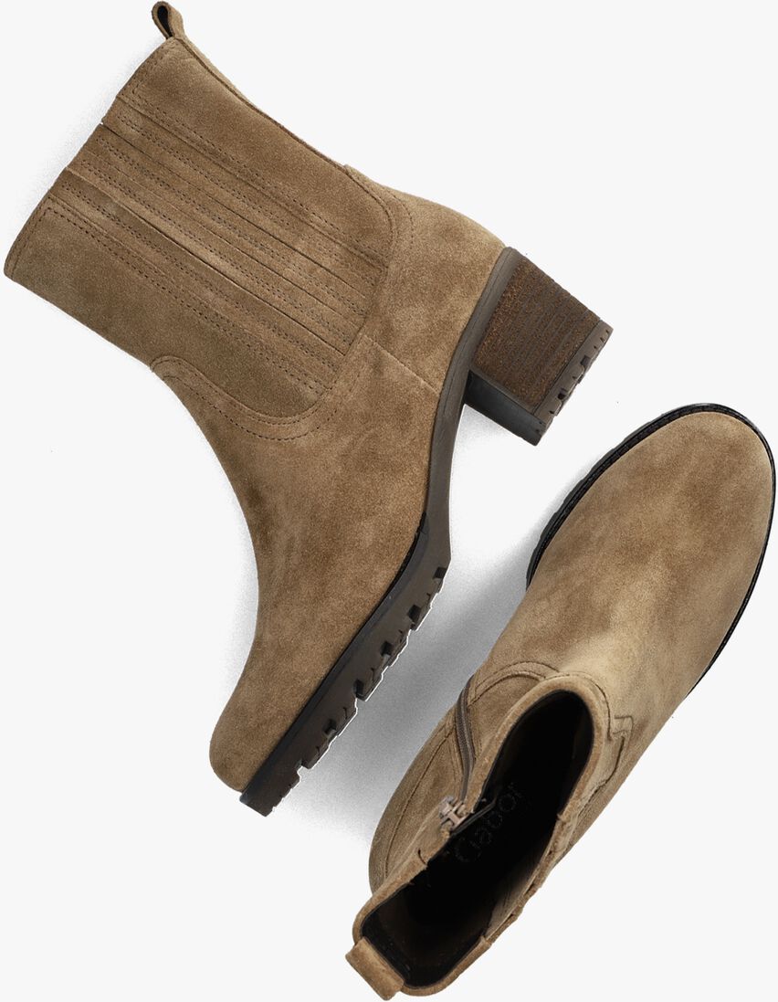 beige gabor enkelboots 801.4