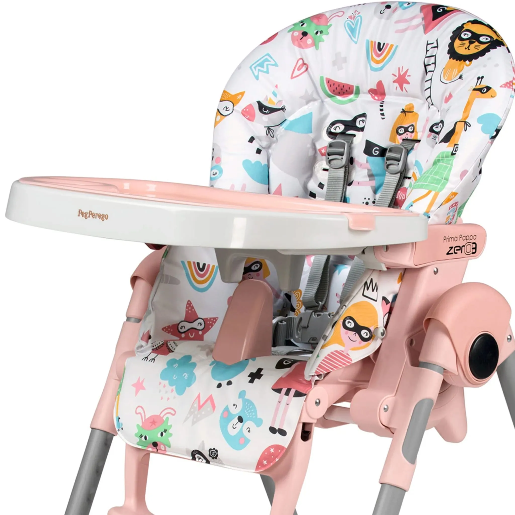 Peg Perego Chaise Haute Prima Pappa Zero3 - Super Girl