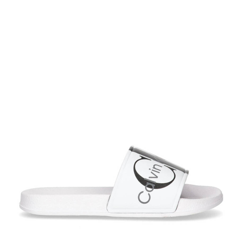 Calvin Klein badslippers wit