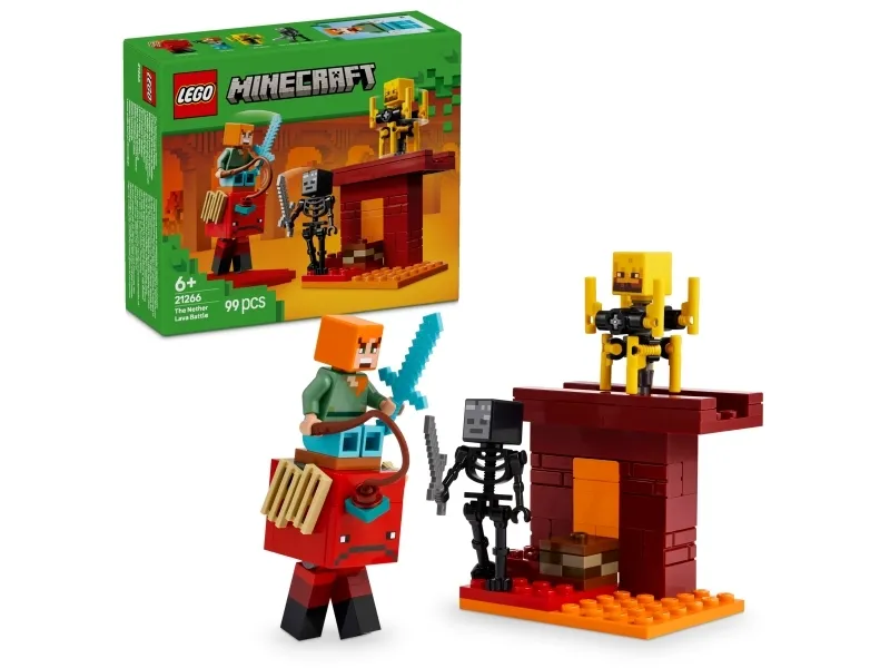 LEGO Minecraft 21266 Nether-lavakampen
