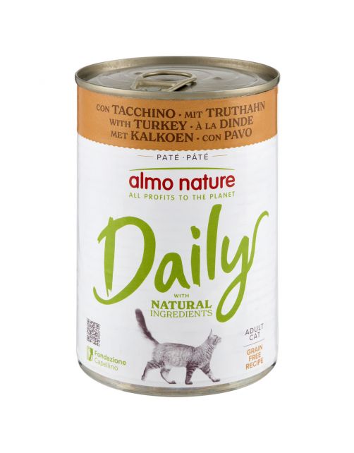 Almo Nature Blik Adult Cat Daily Menu 400 g - Kattenvoer
