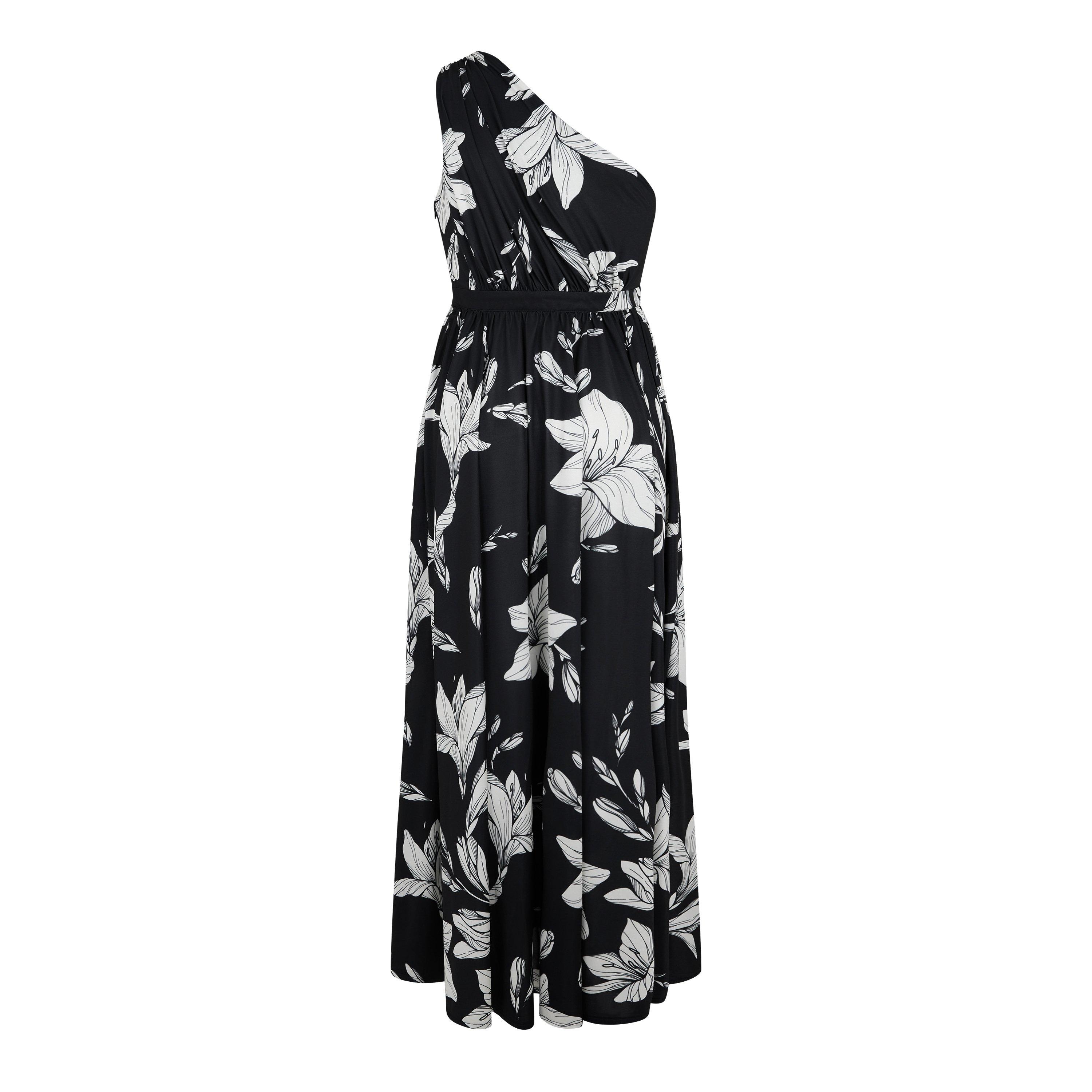 Biba One Shoulder Maxi Dress