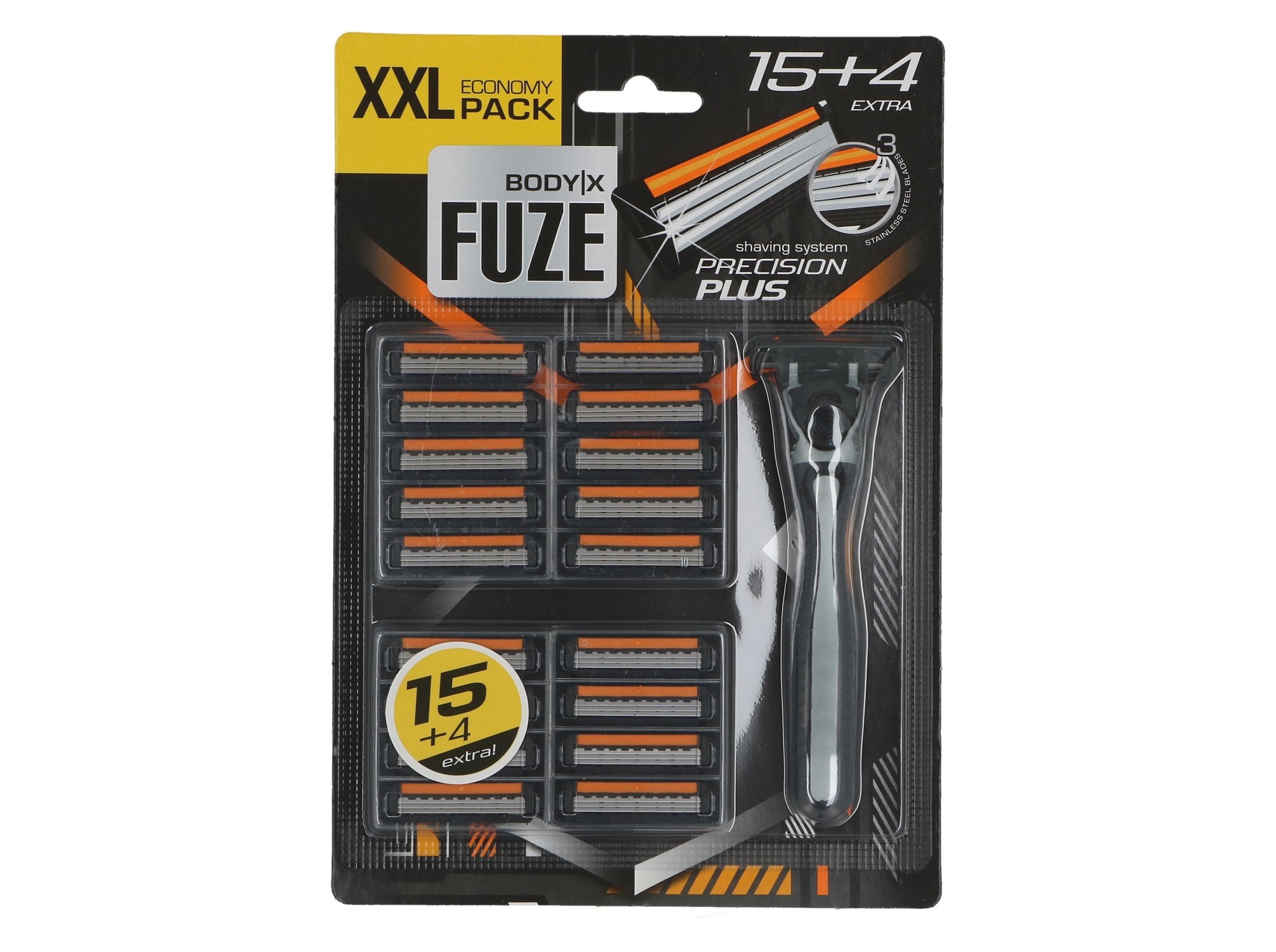LÂMINAS BODY-X FUZE TRIPLA 19UN