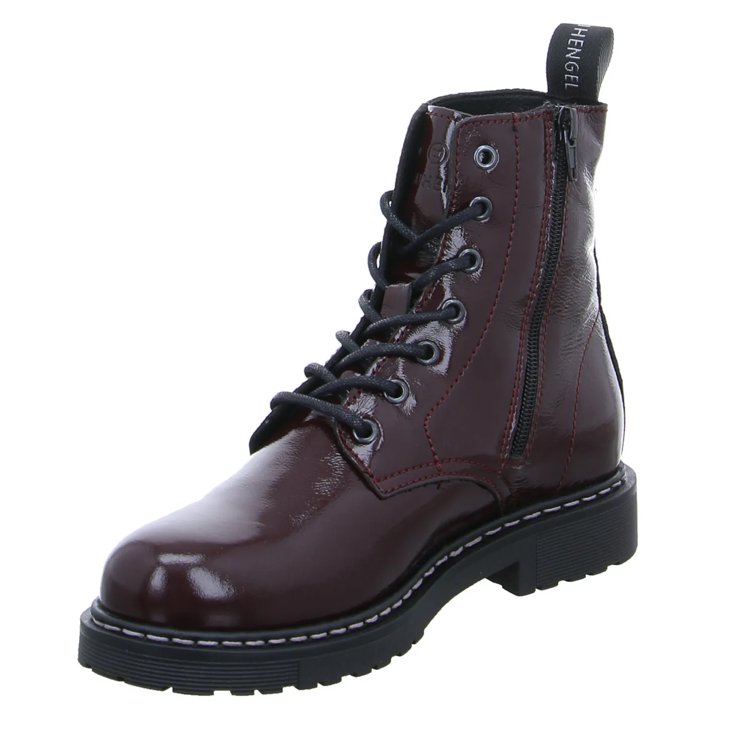 SCHUHENGEL Boot Bordeau Leder