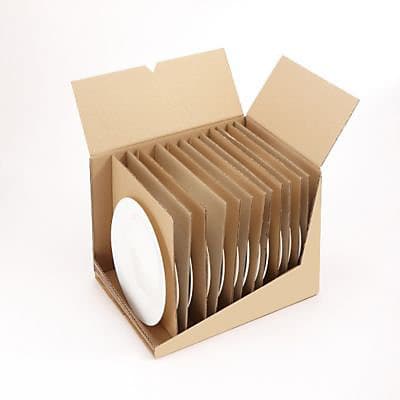 Croisillons de calage en carton Mottez capacité maxi 13 assiettes