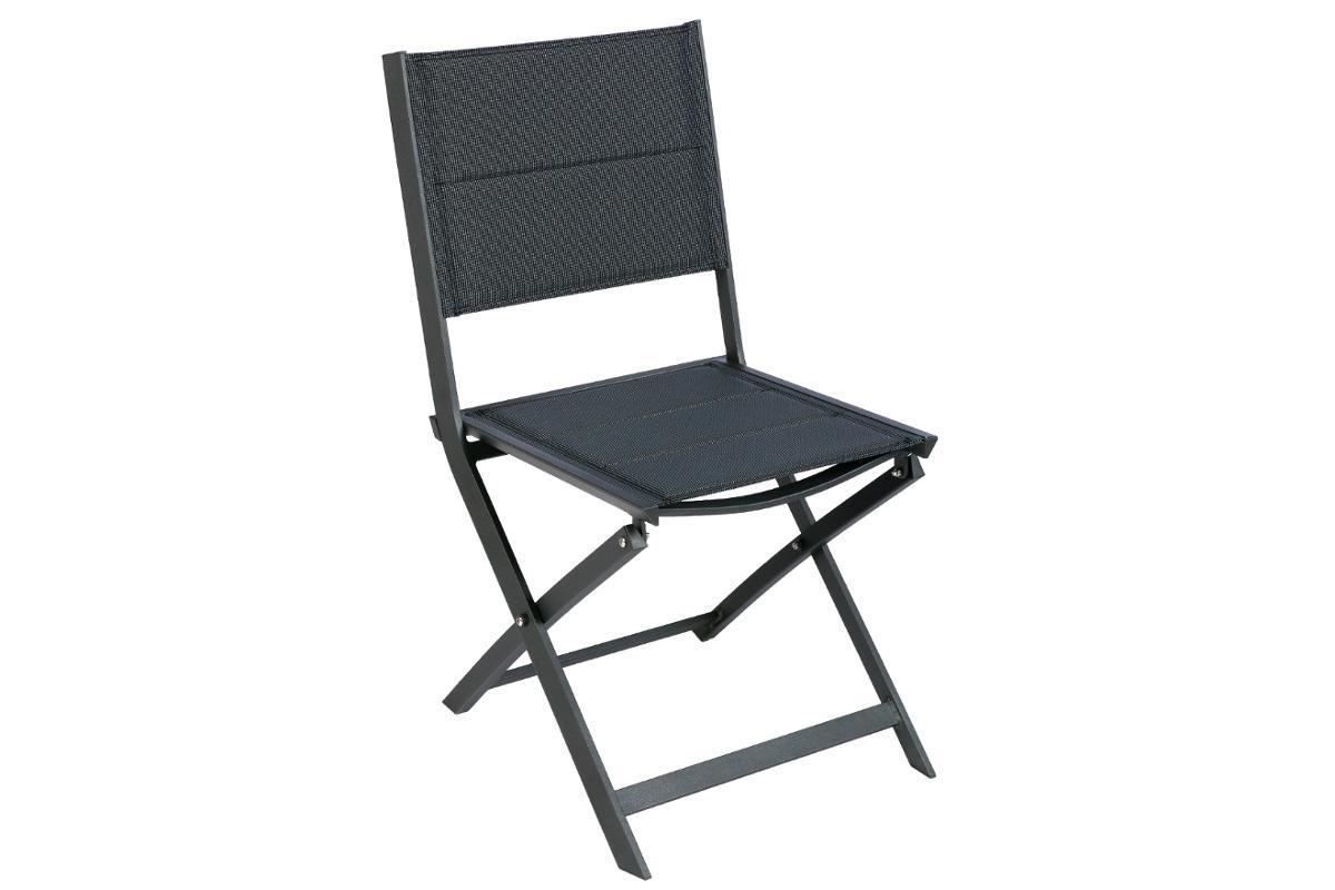 CHAISE ALLURE PLIANTE POIVRE GRAPHITE