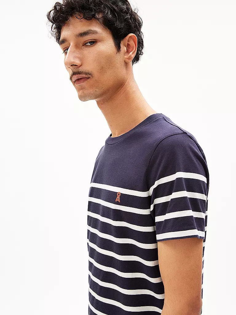 ARMEDANGELS T-Shirt AADROS  blau