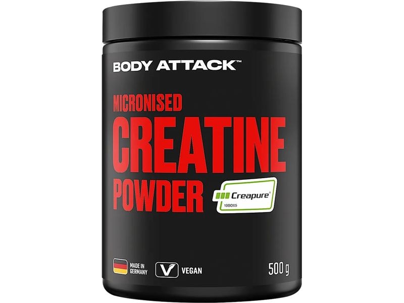 Body Attack Pure Creatine Neutral 500 g 100% mikrofeines Kreatin-Monohydrat